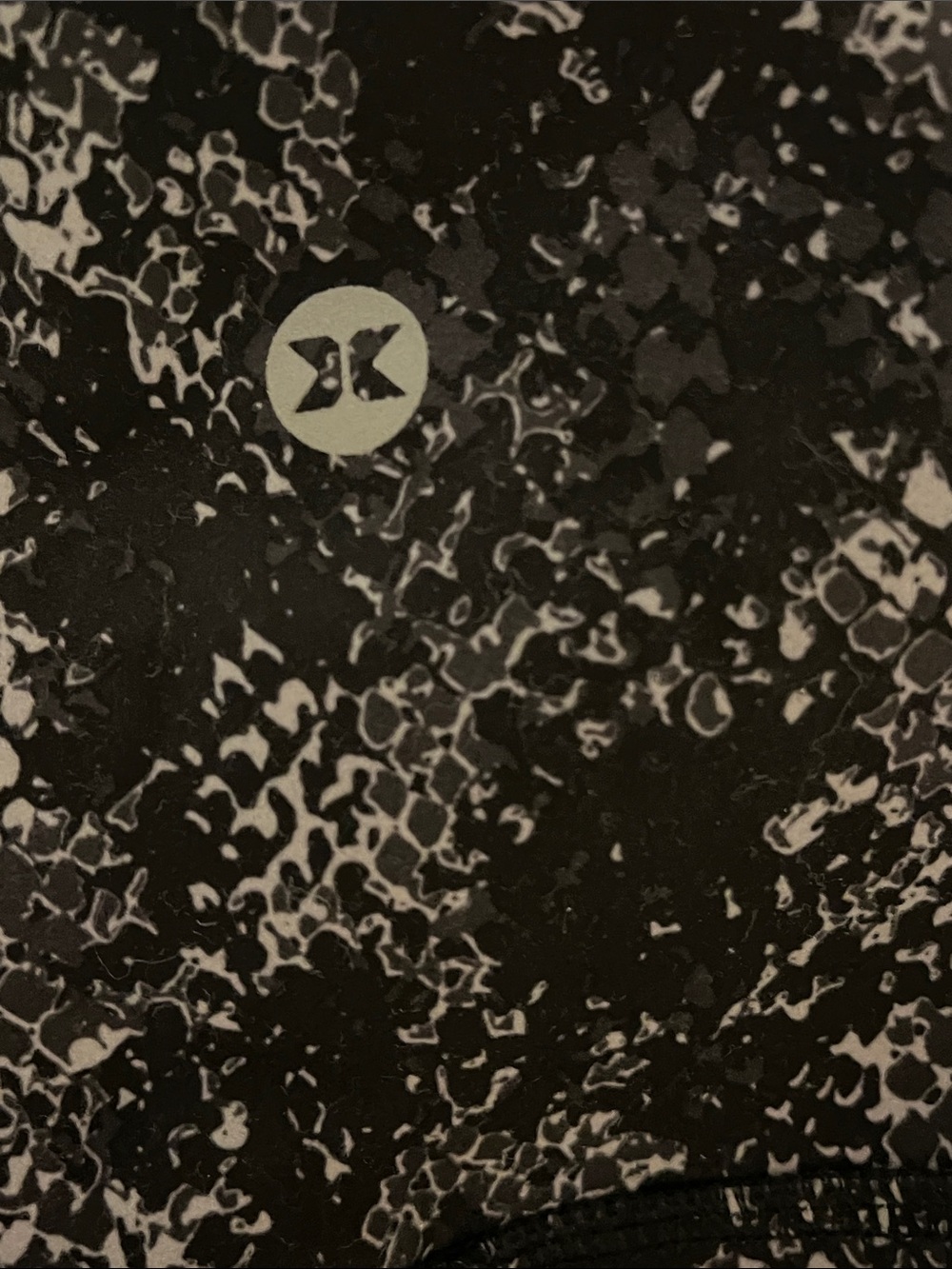 RBX Black & Gray Snake-Print Leggings - Picture 5 of 6